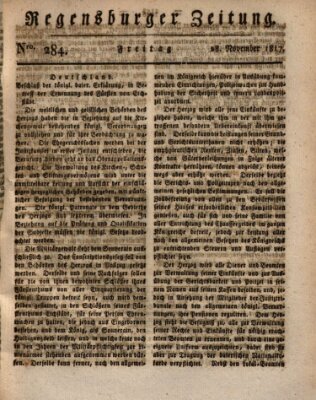 Regensburger Zeitung Freitag 28. November 1817