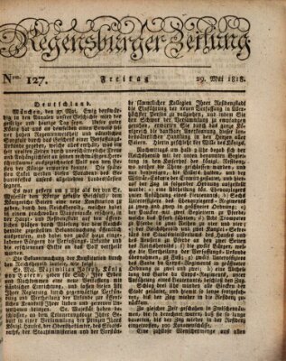 Regensburger Zeitung Freitag 29. Mai 1818