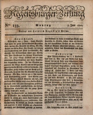 Regensburger Zeitung Montag 5. Juni 1820