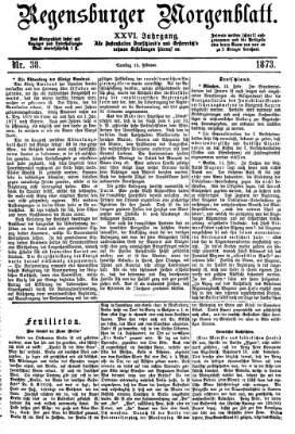 Regensburger Morgenblatt Samstag 15. Februar 1873