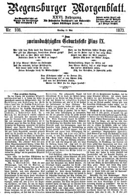 Regensburger Morgenblatt Dienstag 13. Mai 1873