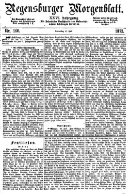 Regensburger Morgenblatt Donnerstag 17. Juli 1873