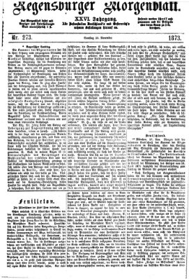 Regensburger Morgenblatt Samstag 29. November 1873