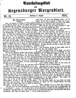 Regensburger Morgenblatt Sonntag 2. August 1874