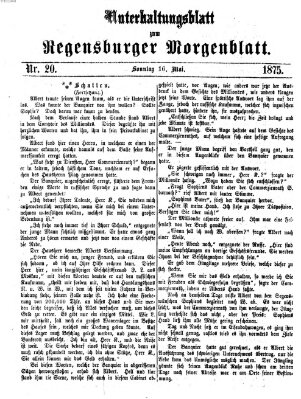 Regensburger Morgenblatt Sonntag 16. Mai 1875
