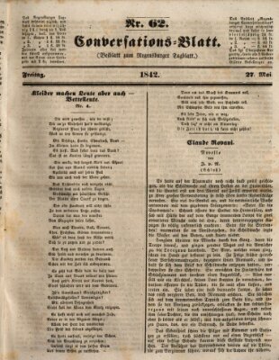 Regensburger Conversations-Blatt (Regensburger Tagblatt) Freitag 27. Mai 1842