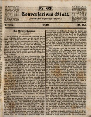 Regensburger Conversations-Blatt (Regensburger Tagblatt) Sonntag 29. Mai 1842