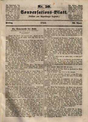Regensburger Conversations-Blatt (Regensburger Tagblatt) Freitag 26. April 1844