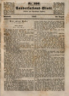 Regensburger Conversations-Blatt (Regensburger Tagblatt) Mittwoch 20. August 1845