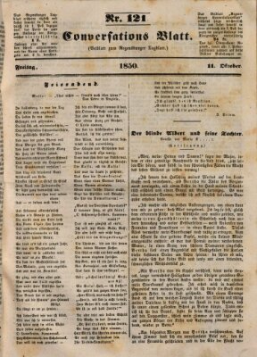 Regensburger Conversations-Blatt (Regensburger Tagblatt) Freitag 11. Oktober 1850
