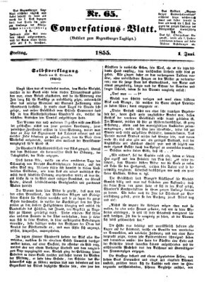 Regensburger Conversations-Blatt (Regensburger Tagblatt) Freitag 1. Juni 1855
