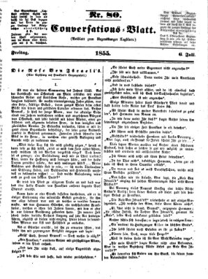 Regensburger Conversations-Blatt (Regensburger Tagblatt) Freitag 6. Juli 1855