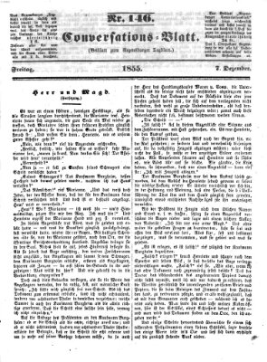 Regensburger Conversations-Blatt (Regensburger Tagblatt) Freitag 7. Dezember 1855