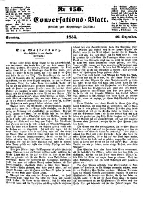 Regensburger Conversations-Blatt (Regensburger Tagblatt) Sonntag 16. Dezember 1855