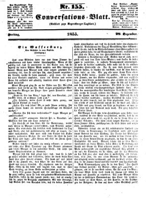 Regensburger Conversations-Blatt (Regensburger Tagblatt) Freitag 28. Dezember 1855