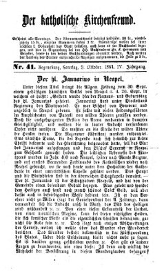 Der katholische Kirchenfreund (Der katholische Volksfreund) Sonntag 9. Oktober 1864