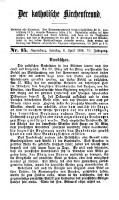 Der katholische Kirchenfreund (Der katholische Volksfreund) Sonntag 8. April 1866