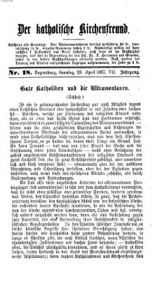 Der katholische Kirchenfreund (Der katholische Volksfreund) Sonntag 28. April 1867