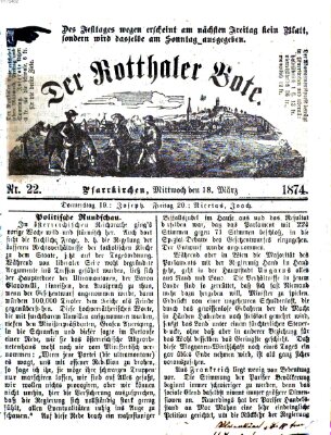 Rottaler Bote Mittwoch 18. März 1874