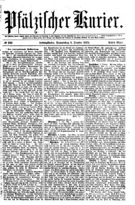 Pfälzischer Kurier Donnerstag 8. Oktober 1874