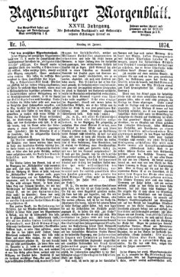 Regensburger Morgenblatt Dienstag 20. Januar 1874