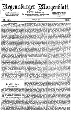 Regensburger Morgenblatt Samstag 6. Juni 1874