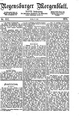 Regensburger Morgenblatt Freitag 10. Juli 1874