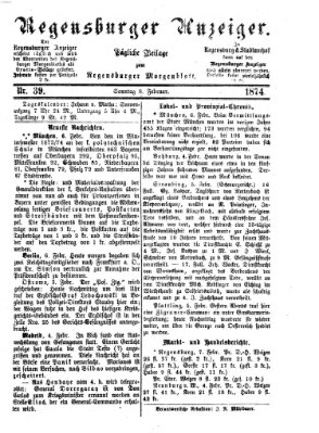 Regensburger Anzeiger Sonntag 8. Februar 1874