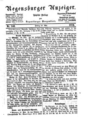Regensburger Anzeiger Freitag 29. Mai 1874