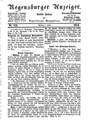 Regensburger Anzeiger Freitag 5. Juni 1874