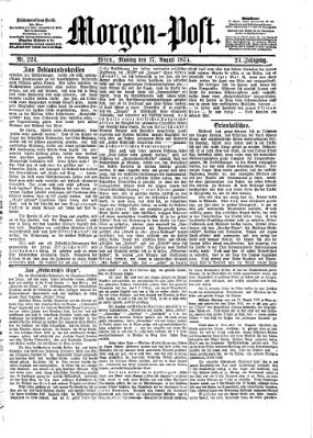 Morgenpost Montag 17. August 1874