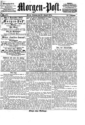 Morgenpost Sonntag 30. August 1874