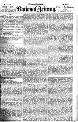 Nationalzeitung Freitag 17. Juli 1874