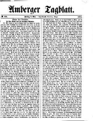 Amberger Tagblatt Freitag 8. Mai 1874