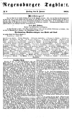 Regensburger Tagblatt Freitag 2. Januar 1874
