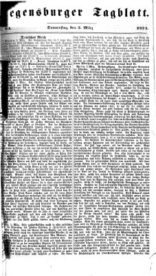 Regensburger Tagblatt Donnerstag 5. März 1874