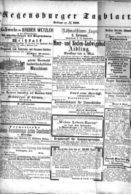 Regensburger Tagblatt Samstag 13. Juni 1874