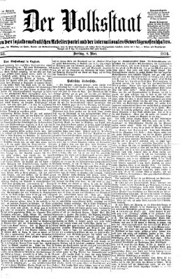 Der Volksstaat Freitag 8. Mai 1874