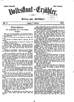 Volksstaat-Erzähler (Der Volksstaat) Sonntag 8. Februar 1874