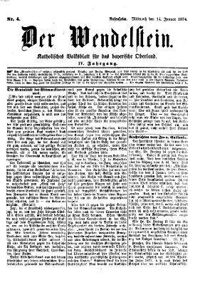 Wendelstein Mittwoch 14. Januar 1874