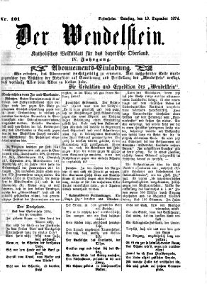 Wendelstein Samstag 19. Dezember 1874