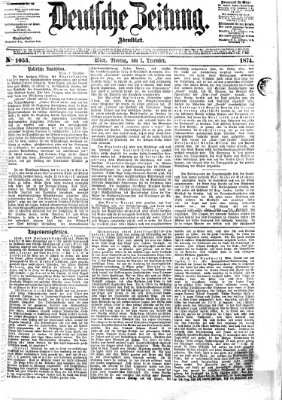 Deutsche Zeitung Montag 7. Dezember 1874