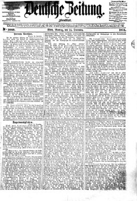 Deutsche Zeitung Montag 14. Dezember 1874