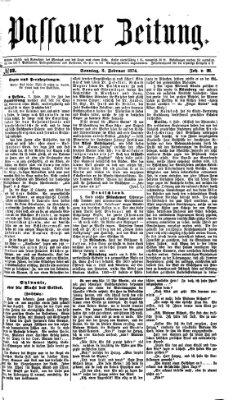 Passauer Zeitung Sonntag 8. Februar 1874