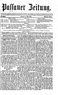 Passauer Zeitung Freitag 8. Mai 1874