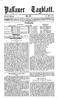 Passauer Tagblatt Dienstag 26. Mai 1874