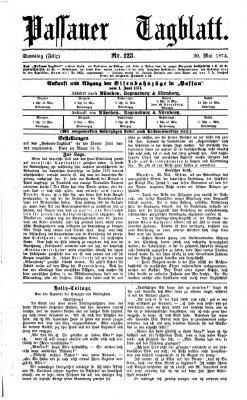 Passauer Tagblatt Samstag 30. Mai 1874
