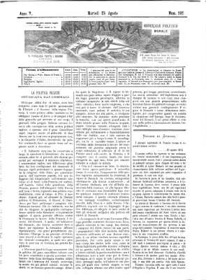 La frusta Dienstag 25. August 1874