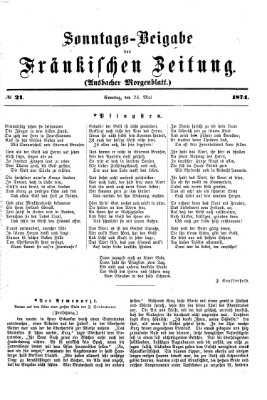 Fränkische Zeitung (Ansbacher Morgenblatt) Sonntag 24. Mai 1874