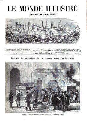 Le monde illustré Samstag 7. Februar 1874